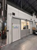 MODULAR CLEAN ROOM, QA SAMPLING 2, INCLUDES (2) AUTMATIC SLIDING DOORS, (4) CAMFIL HEPA UNITS,