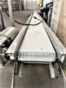 Aprox. 10" Wide x 281" Long Incline S/S Sanitary Intralo Belt Conveyor with 1/2" High Cleats, 9"