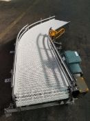 Keenline S/S Sanitary 90 deg intralox belt conveyor, Serial # 20211SAR, This unit was last used in