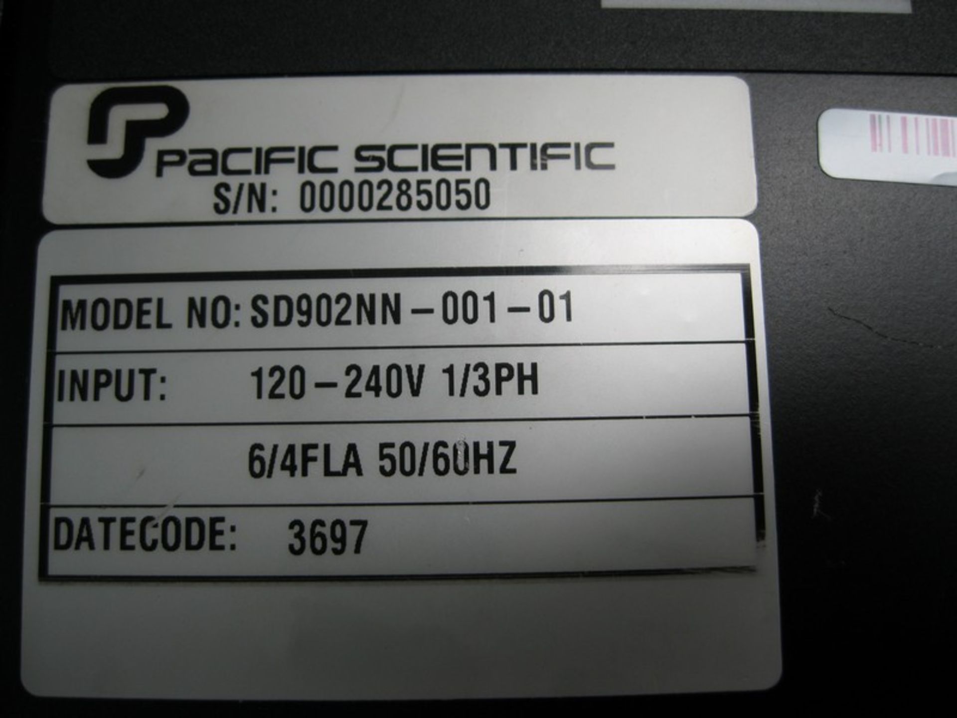 Lot (3) Pacific Scientific SD902NN-001-01 Flex Drive Servo Drive - Bild 3 aus 3
