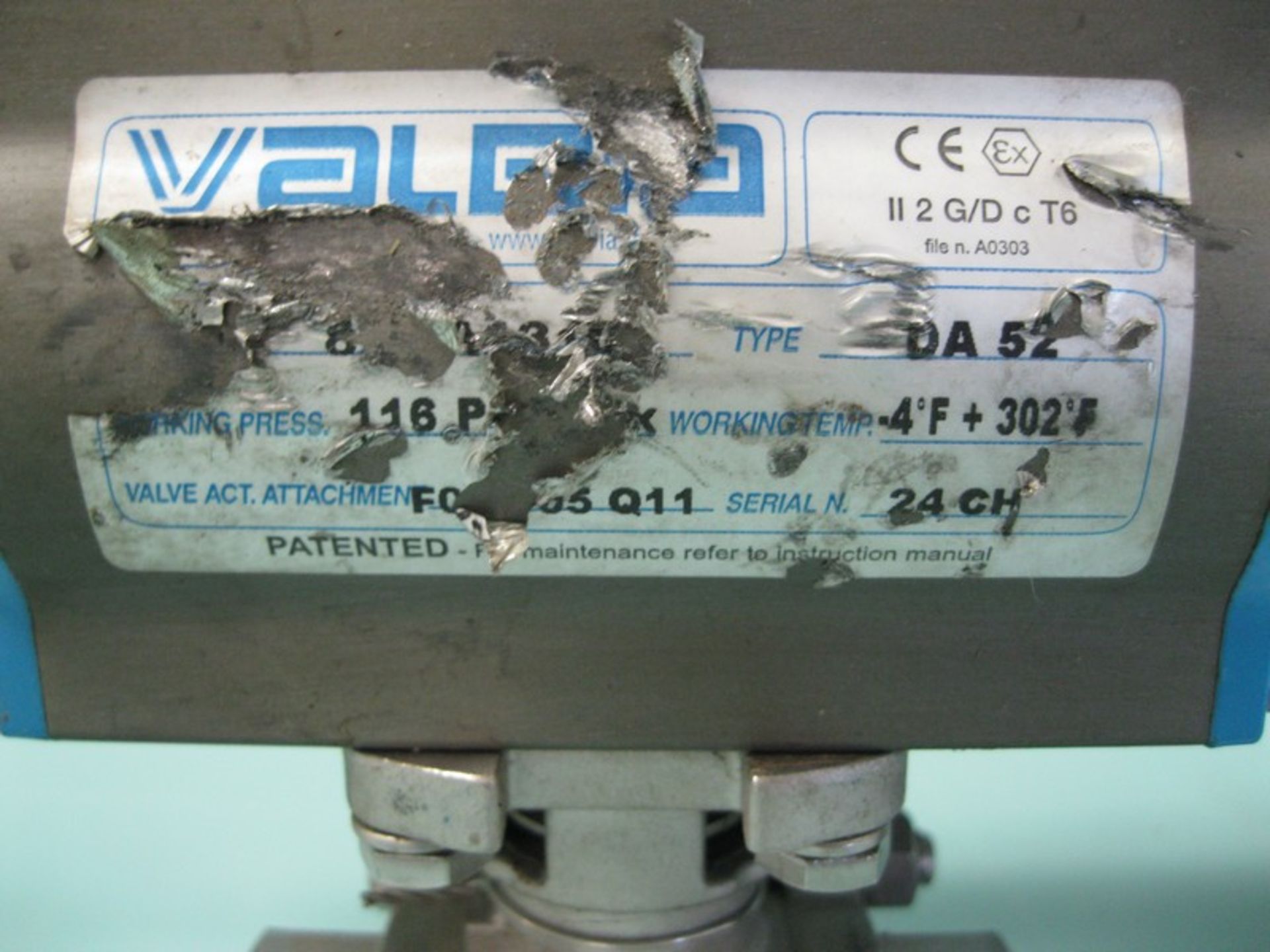 Lot (3) 1" NPT Bonomi SS Ball Valve Valbia DA 52 Actuator (NOTE: Packing and Palletizing Can Be - Image 3 of 7