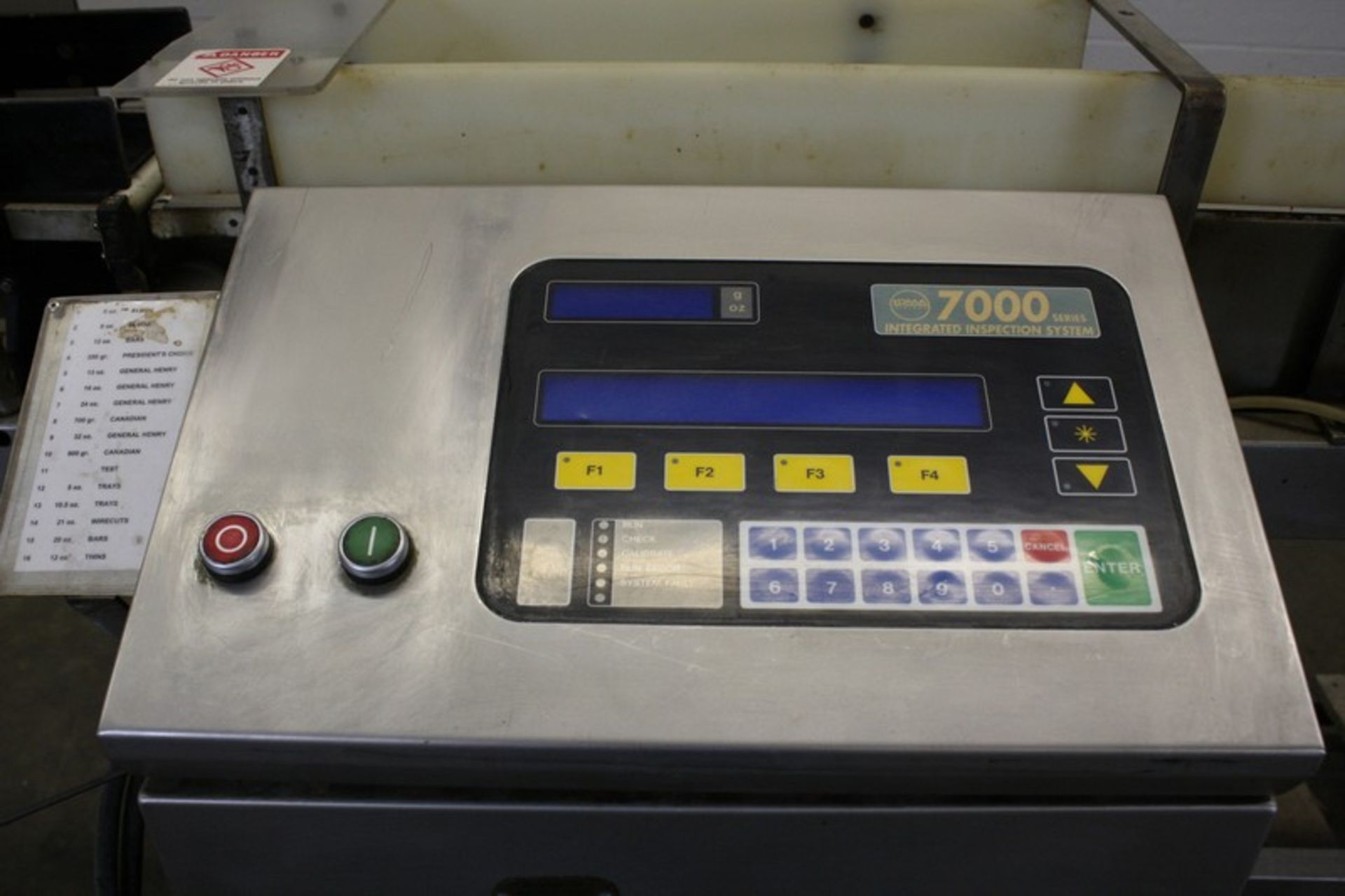 Loma 6000 PWT / 7000 Series Check Weigher Metal Detector Integrated Inspection System, S/N 70A094 ( - Image 5 of 7