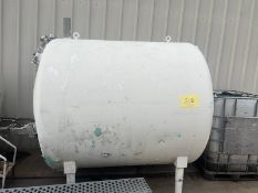 1000 Gallon Stainless Steel Horizontal Tank - Insulated and with mixer (LOCATED IN IOWA, Free
