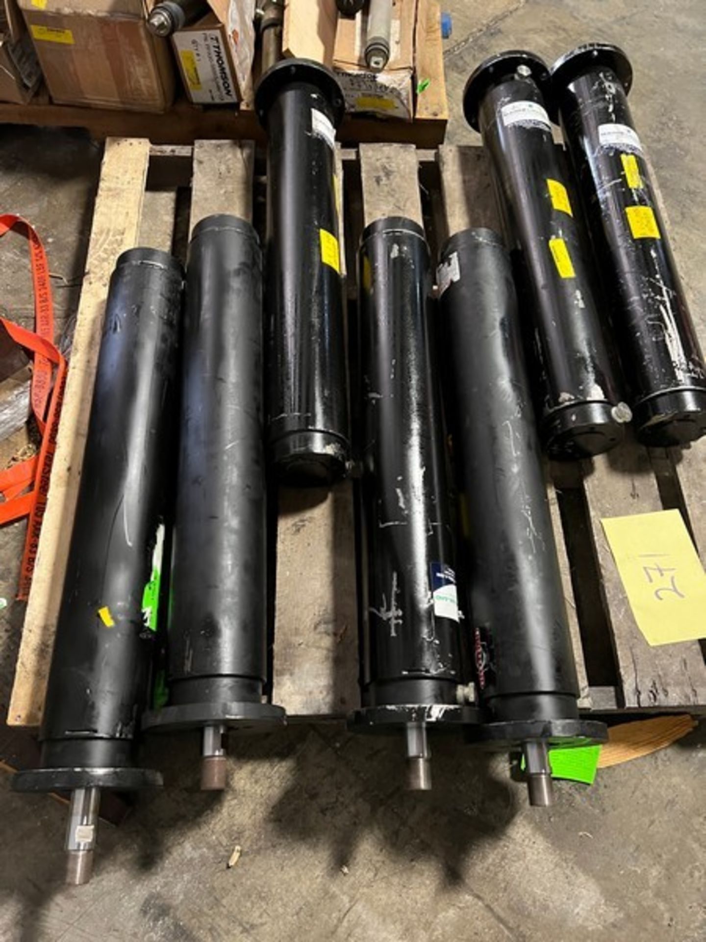 One Lot Seven Hydraulic Cylinders 5" x 32" (RIGGING INCLDED WITH SALE PRICE) --Loading Fee $45. - Image 6 of 6