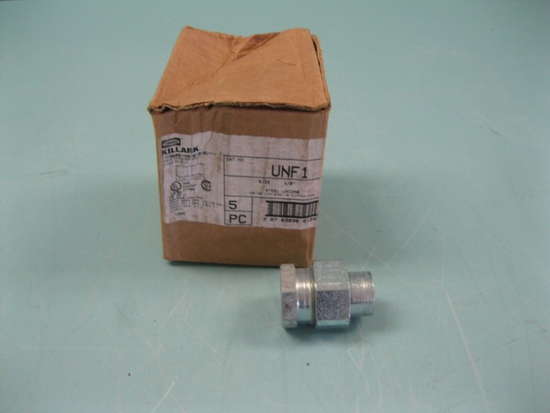 Lot (1100) 1/2" NPT Hubbell Killark UNF1 Steel Union *220 Boxes* NEW NOTE: Packing and Palletizing - Image 3 of 4