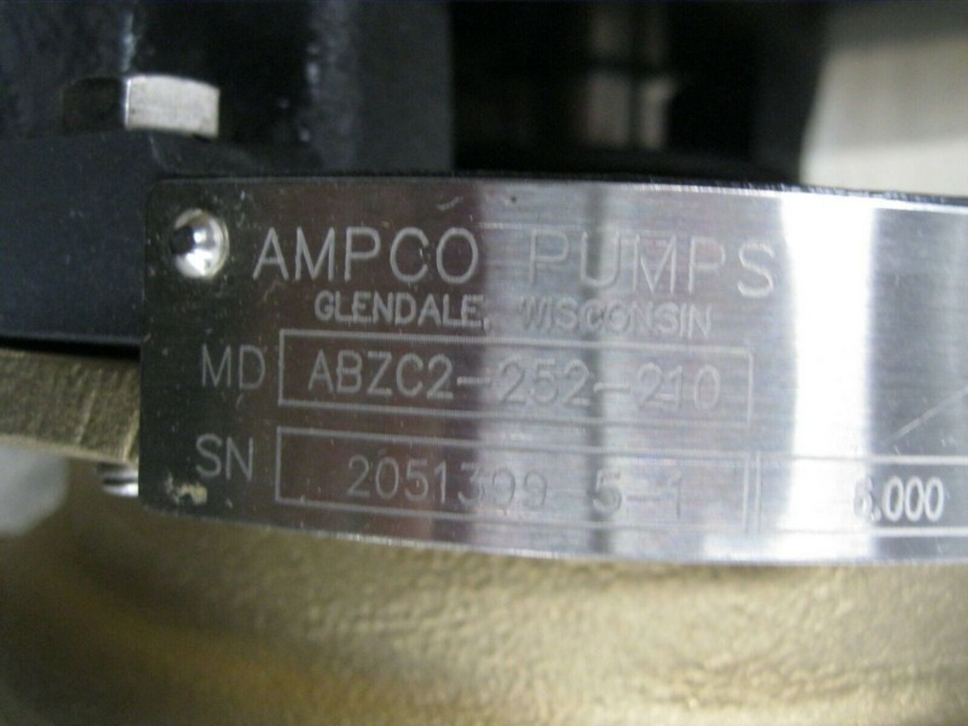 2-1/2" x 2" Ampco ZC2 Al. Bronze Centrifugal Pump 7.5 HP Motor NEW - Image 2 of 4