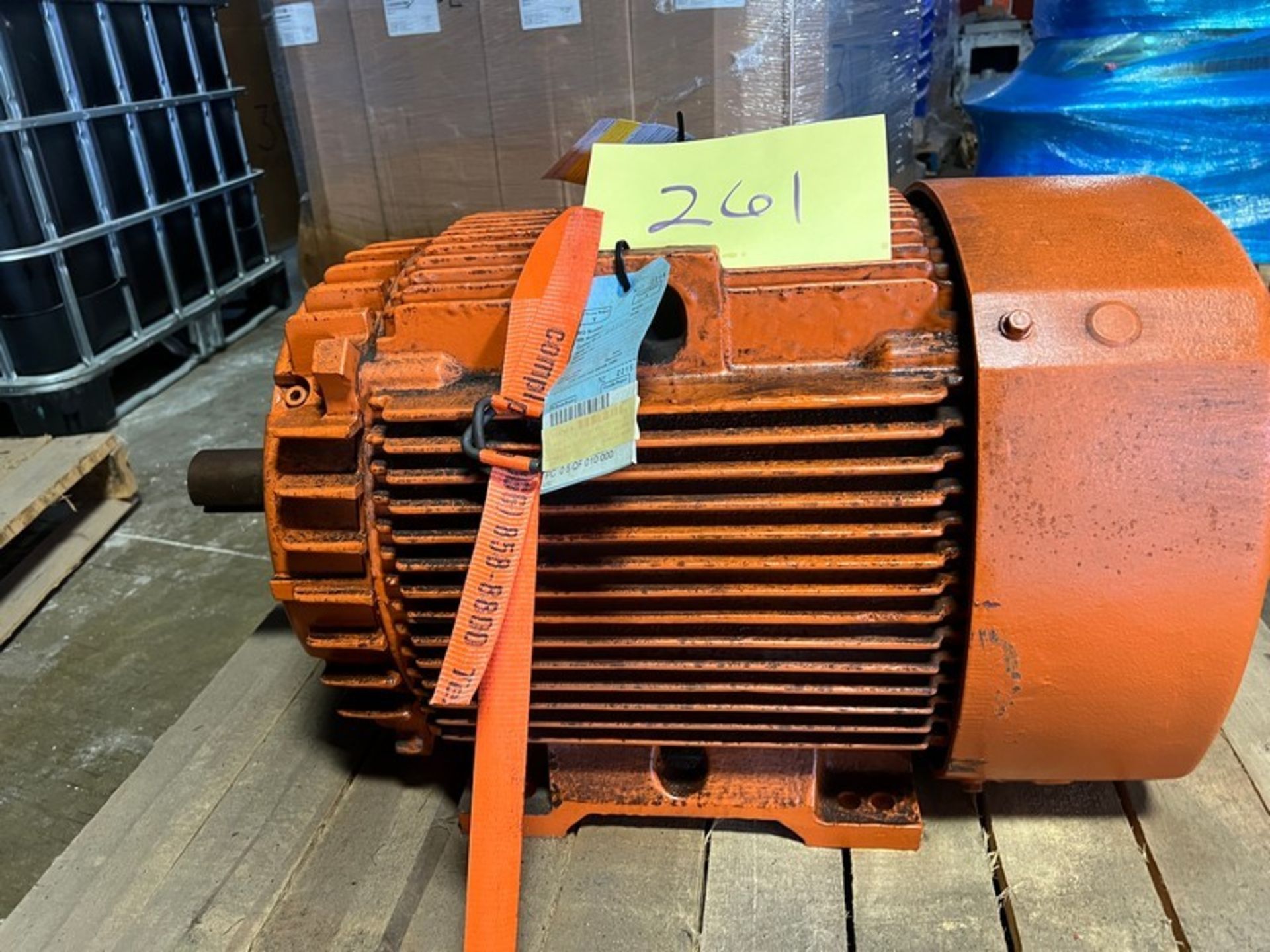 GE High Torque Low RPM 50HP Electric Motor, 1200 RPM (RIGGING INCLUDED WITH SALE PRICE) --Loading
