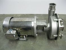 3" x 2-1/2" Fristam FPX742-205 SS Centrifugal Pump Sterling 5 HP Motor (NOTE: Packing and