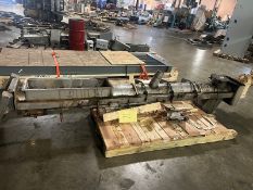 Stainless Steel Auger Conveyor - Single shell, 8" Dia. 10 ft long, HP drive and SEW Gear Reducer. (