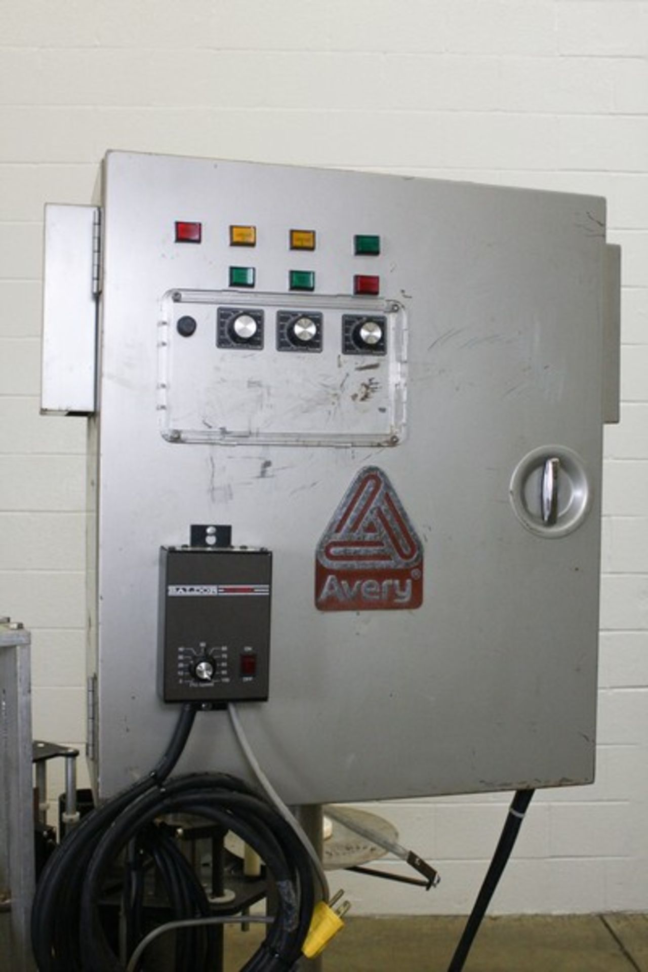 Avery Front and Back Pressure Sensitive Labeler - 4" Labels, Top Hold Down belt 3-1/4" X 7' Long - Image 5 of 5