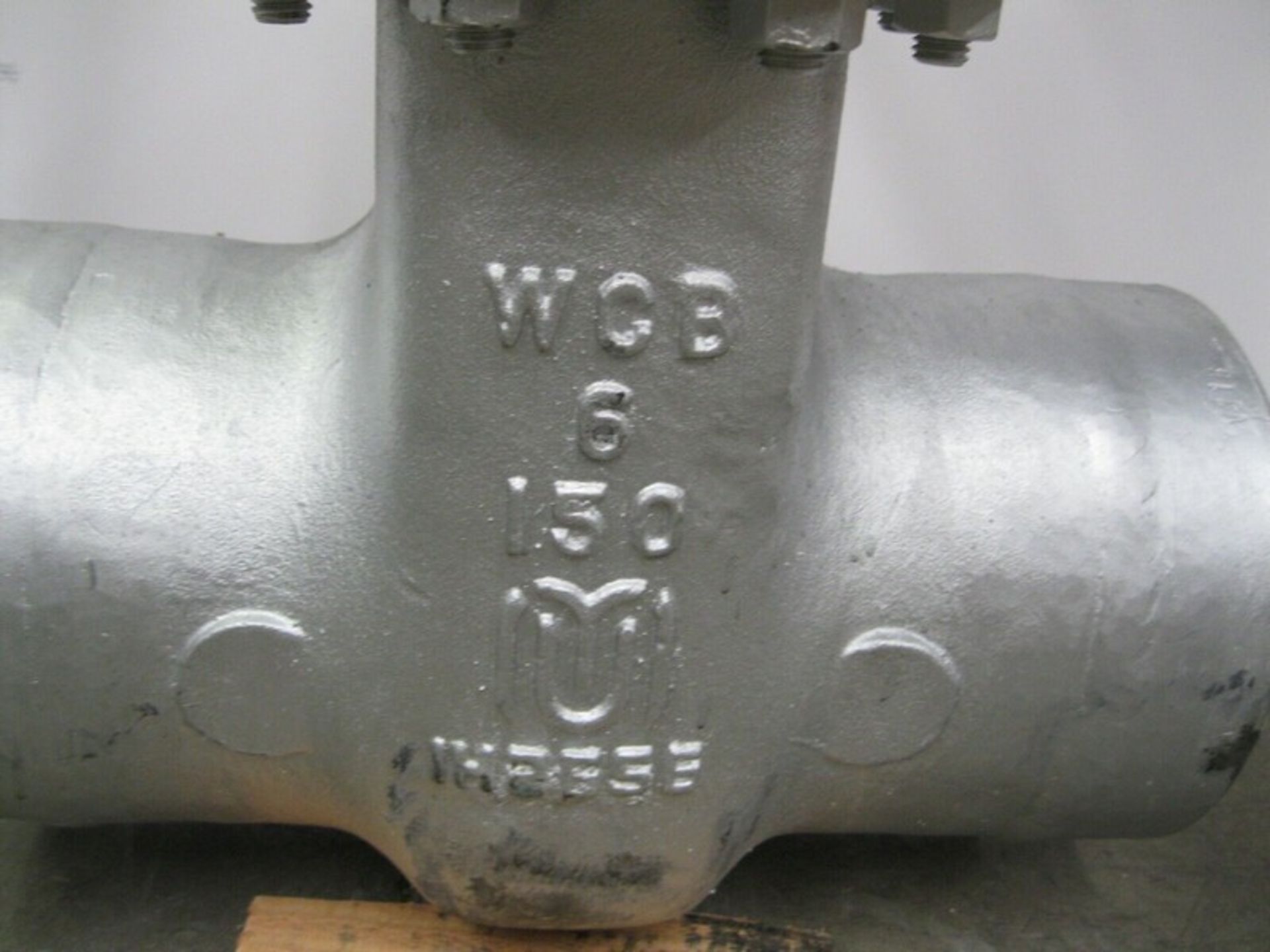 Lot (2) 6" 150# Milwaukee Milvaco Butt Weld WCB 1552CB2 Gate Valve NEW (NOTE: Packing and - Image 2 of 6