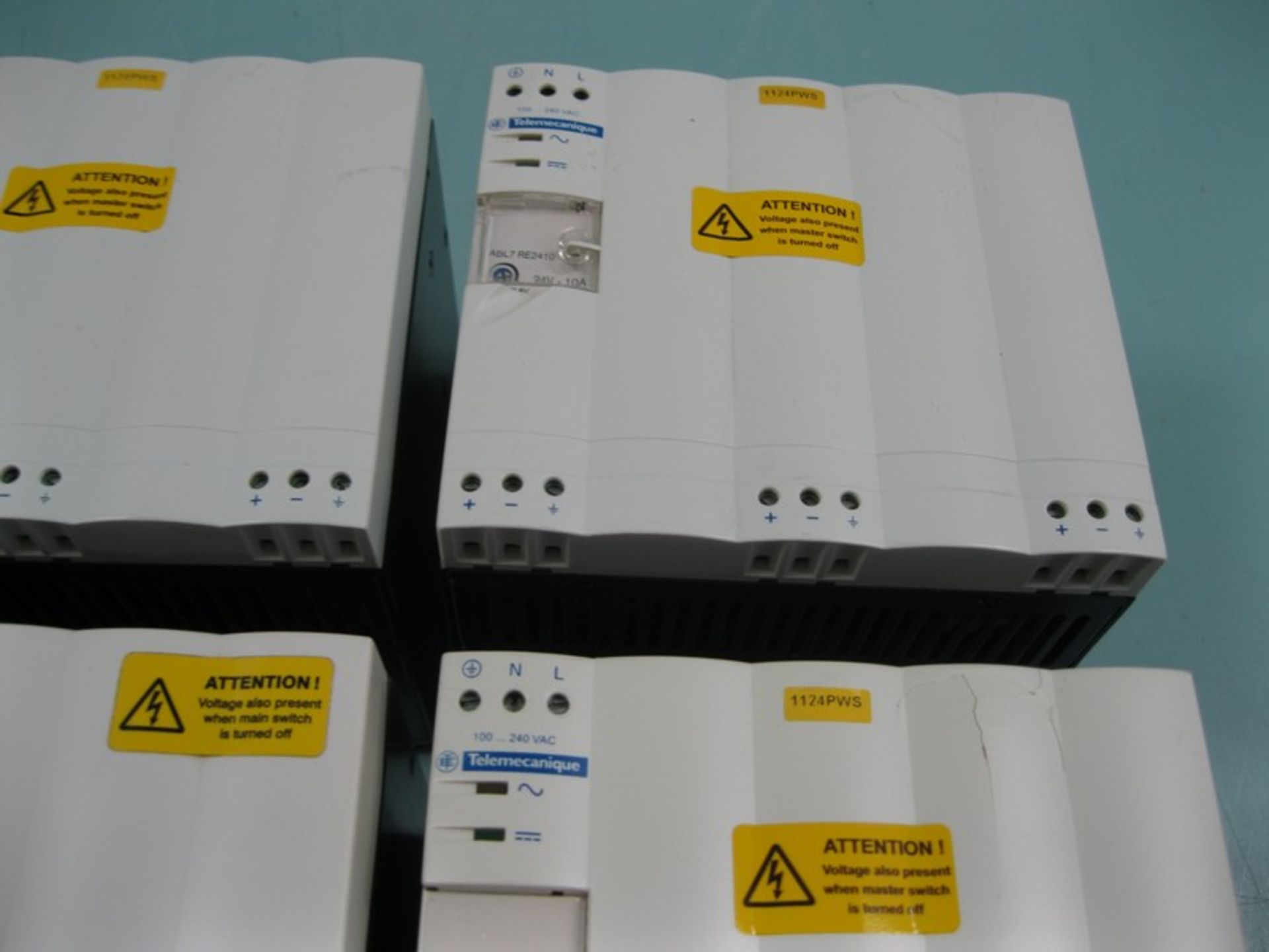 Lot (9) Telemecanique ABL7 RE2410 Power Supply Module AS IS (NOTE: Packing and Palletizing Can Be - Image 2 of 6
