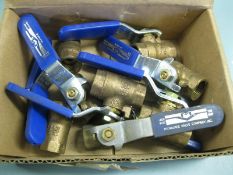 Lot (110) 3/8" NPT Milwaukee 400# WOG BA-200 Brass Ball Valve NEW