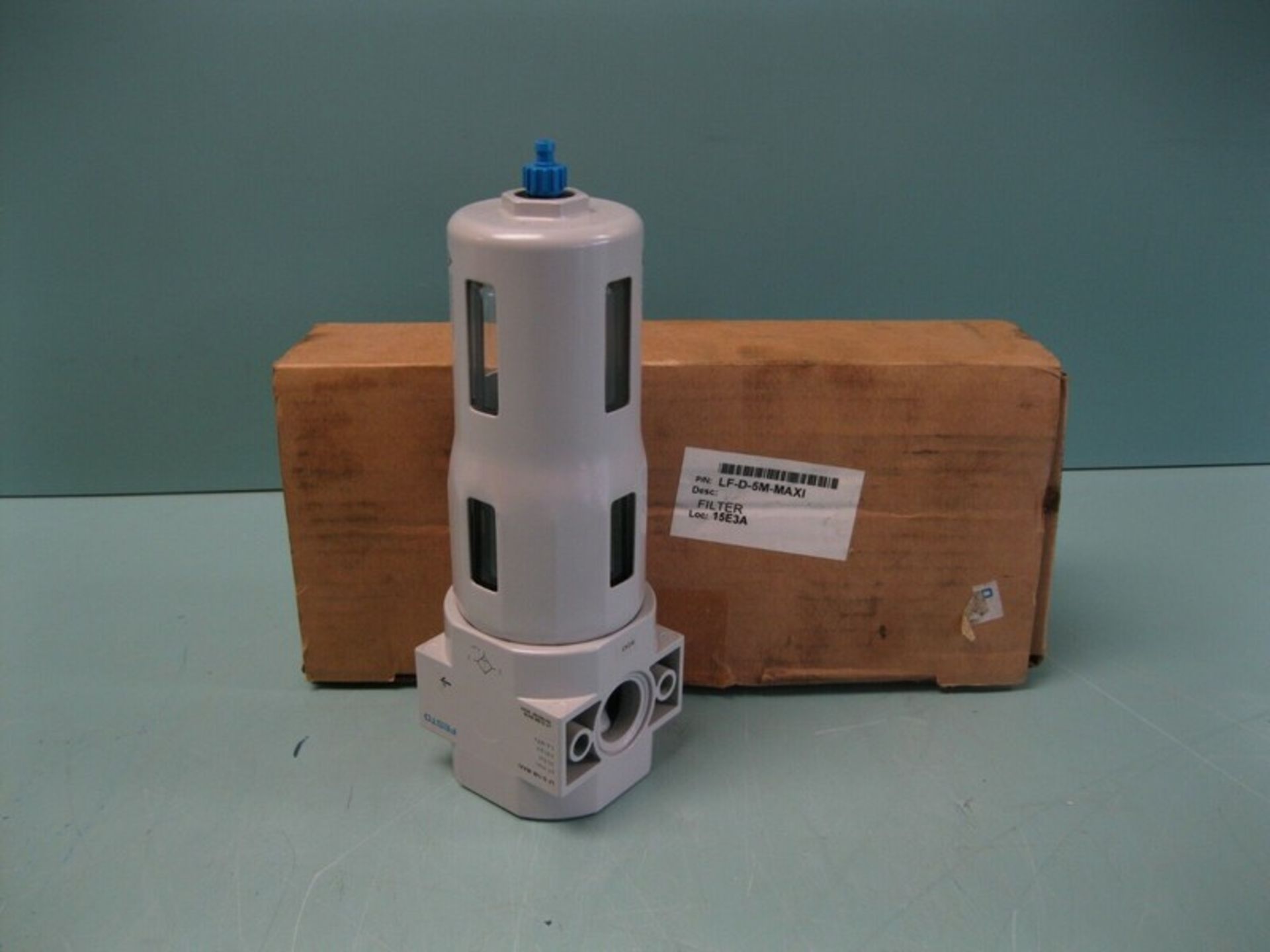 Lot (3) Festo LF-D-5M-MAXI Filter NEW (NOTE: Packing and Palletizing Can Be Provided By Seller