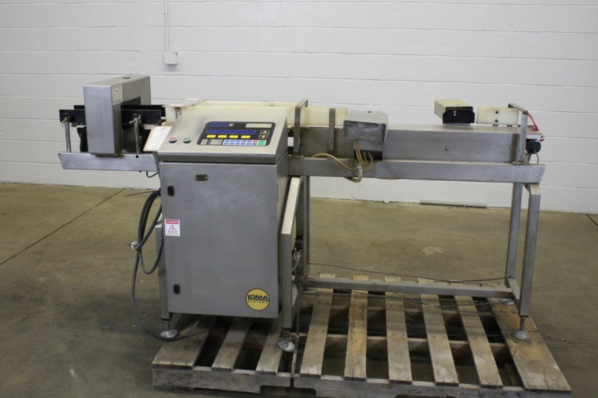 Loma 6000 PWT / 7000 Series Check Weigher Metal Detector Integrated Inspection System, S/N 70A094 (