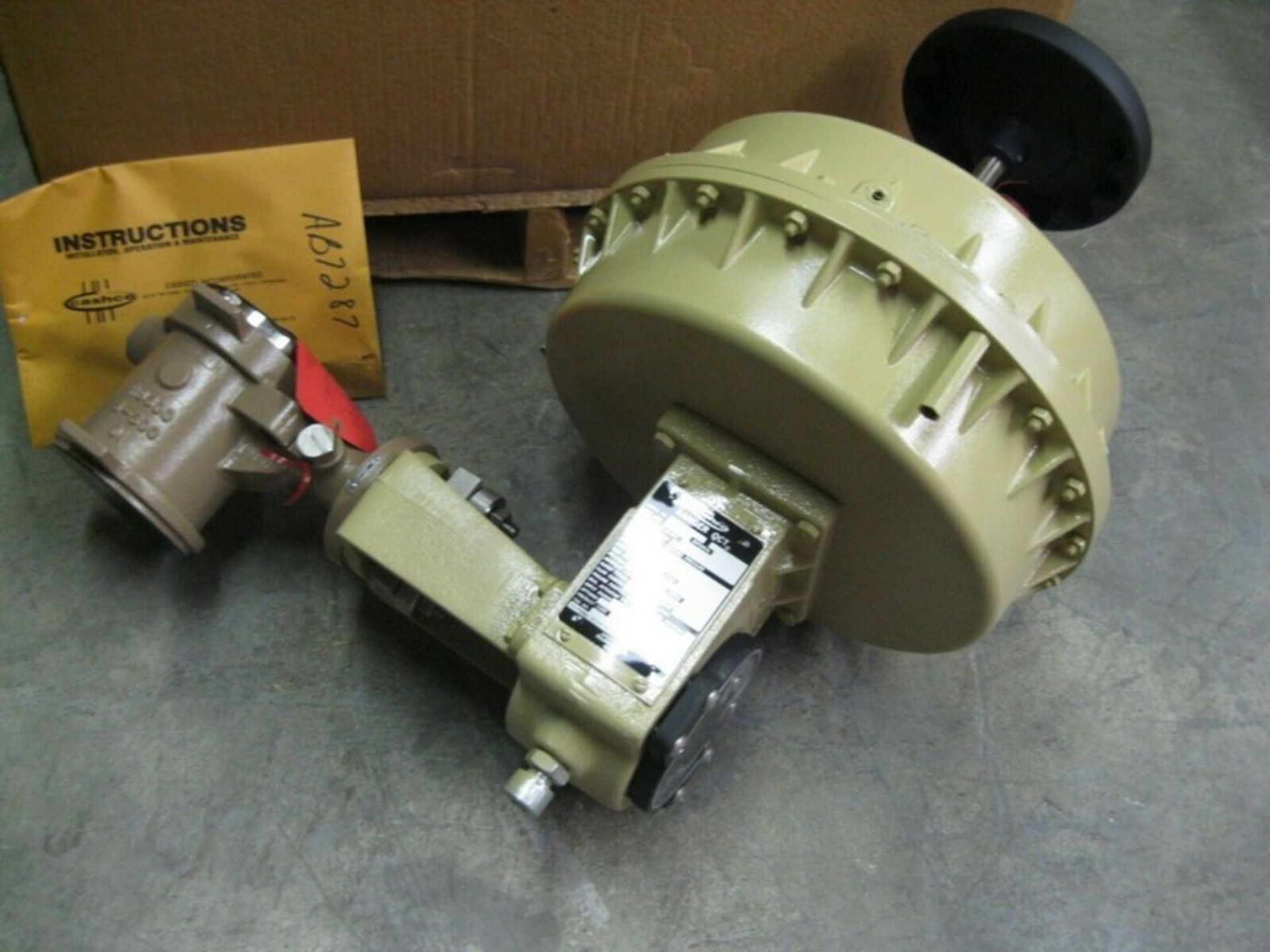 3" 300# Cashco Ranger QCT Rotary Control Valve DI NEW NOTE: Packing and Palletizing Can Be - Image 3 of 7