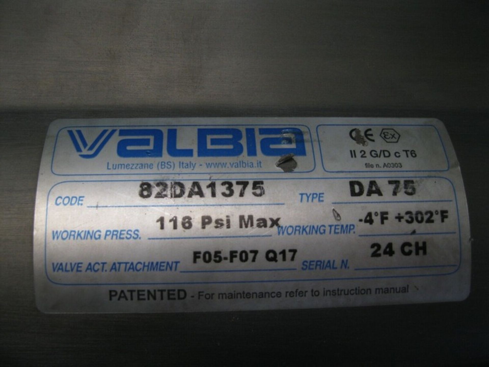 1-1/2" 300# Jamesbury 9300 SS Ball Valve Valbia DA 75 Actuator NEW (NOTE: Packing and Palletizing - Image 6 of 6