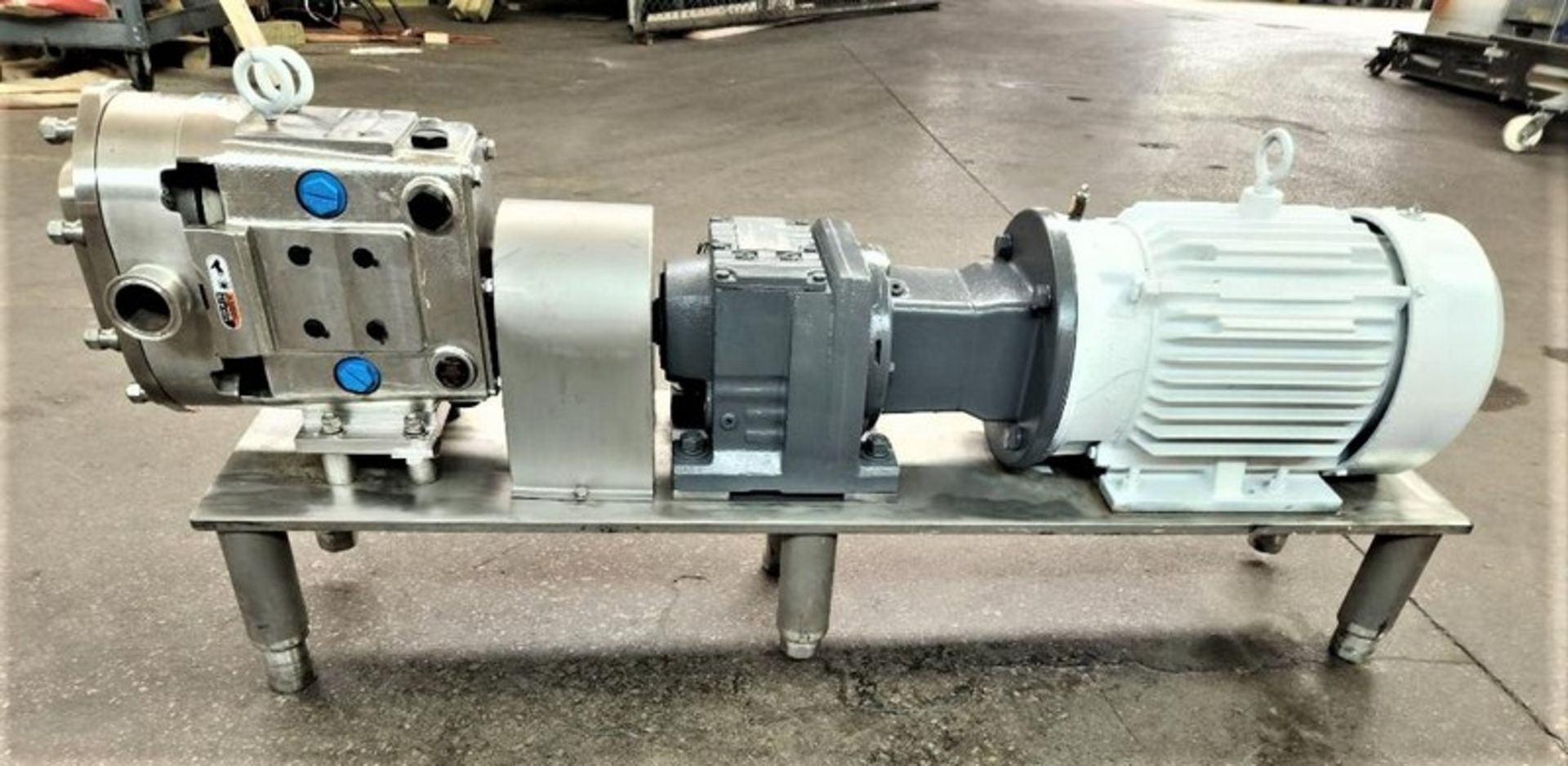 Waukesha S/S Sanitary Positve Displacement Pump, Model 030 U2, S/N 1000002742227. - Image 7 of 18