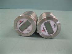 Lot (2) Anderson SV073G002G1205 SS Pharmaceutical Pressure Transmitter (NOTE: Packing and
