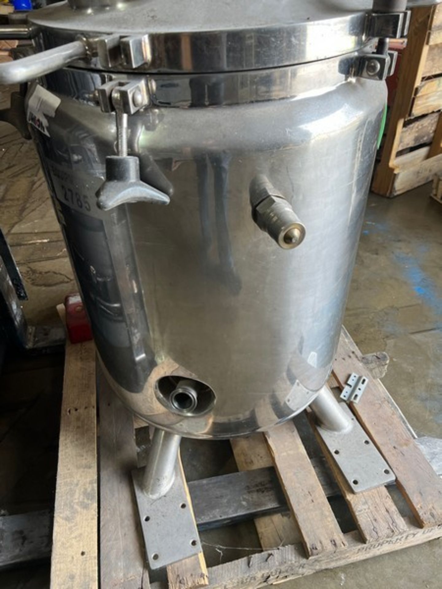 Lee Industries 100 Liter Stainless Steel Jacketed kettle (LOCATED IN IOWA, Free RIGGING and - Image 2 of 7