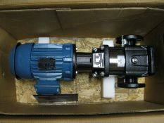 1" Grundfos CR1-6 Centrifugal Pump DIN/ANSI/JIS 1 HP Motor NEW (NOTE: Packing and Palletizing Can