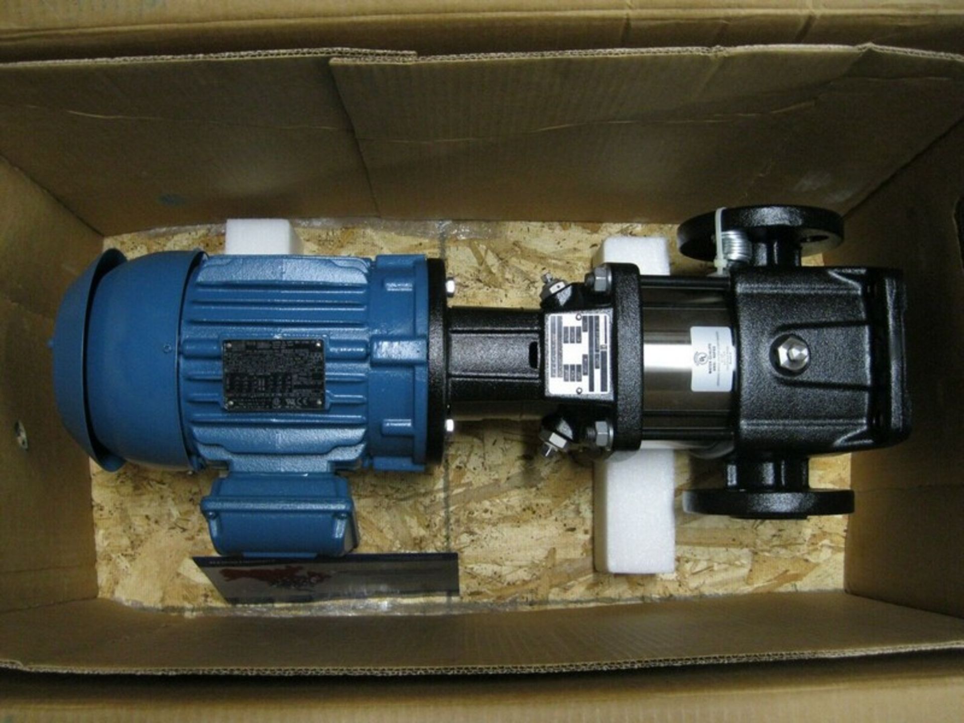 1" Grundfos CR1-6 Centrifugal Pump DIN/ANSI/JIS 1 HP Motor NEW (NOTE: Packing and Palletizing Can