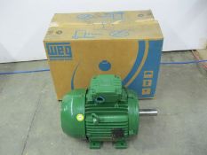 Weg 00718ET3E213TF3 7.5 HP NEMA Premium Motor Shaft Diameter: 1.375" NEW (NOTE: Packing and