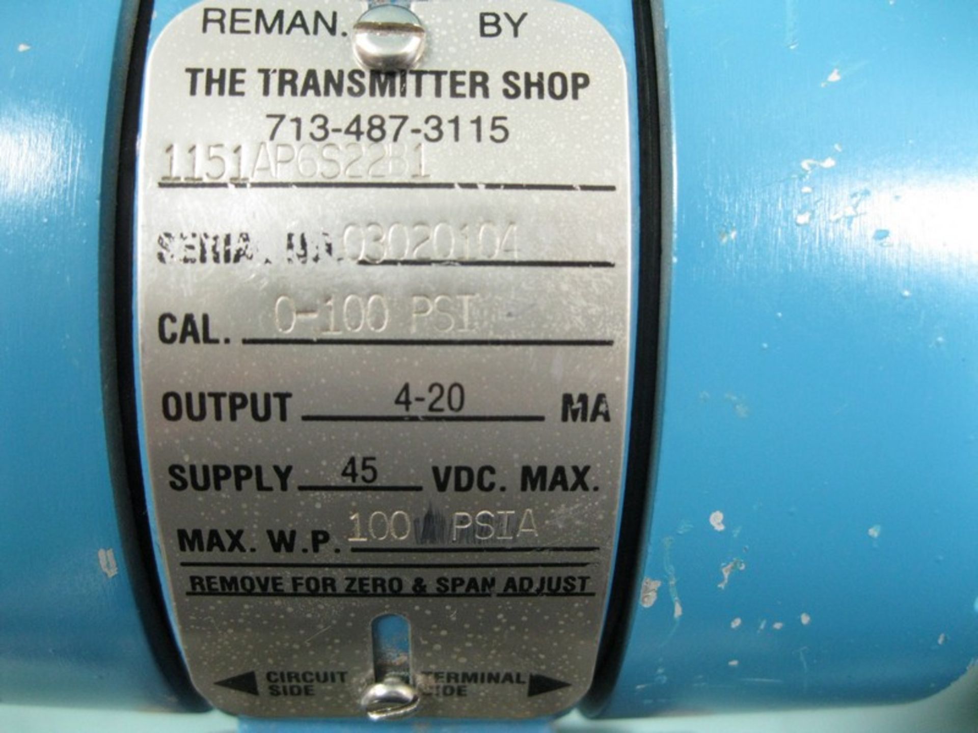 Lot (3) Rosemount 1151 AP 6S22B1 Pressure Transmitter (NOTE: Packing and Palletizing Can Be - Image 3 of 4