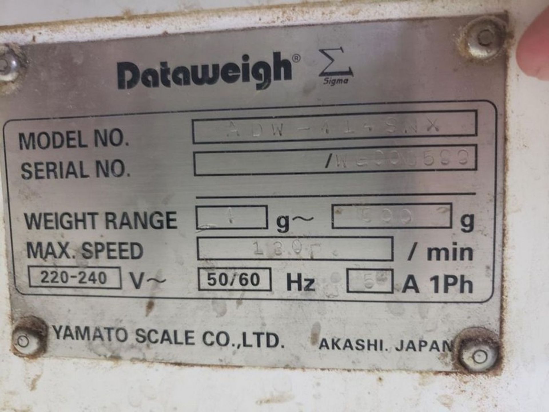 Yamato 14-Multi-Weighing Heads Scale, Model ADW-414SNX, S/N WE 000 500, Year Mfg. 2008, Scale - Image 4 of 4