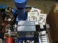 Pallet of Misc Valves, Steam Trap, Relief Valves, etc NOTE: Packing and Palletizing Can Be Provided