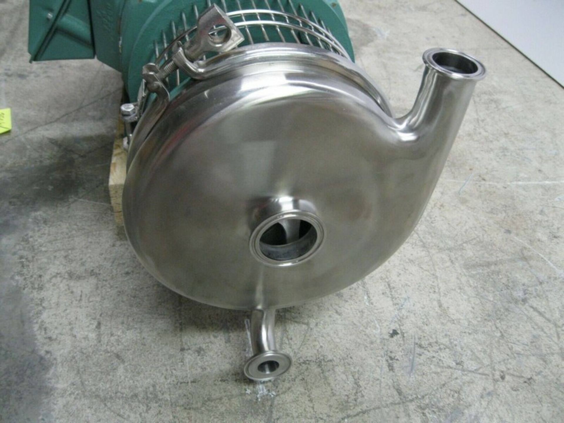 2" x 1-1/2" Tri-Clover C218 Sanitary Centrifugal Pump 15 HP Motor (NOTE: Packing and Palletizing - Image 5 of 8