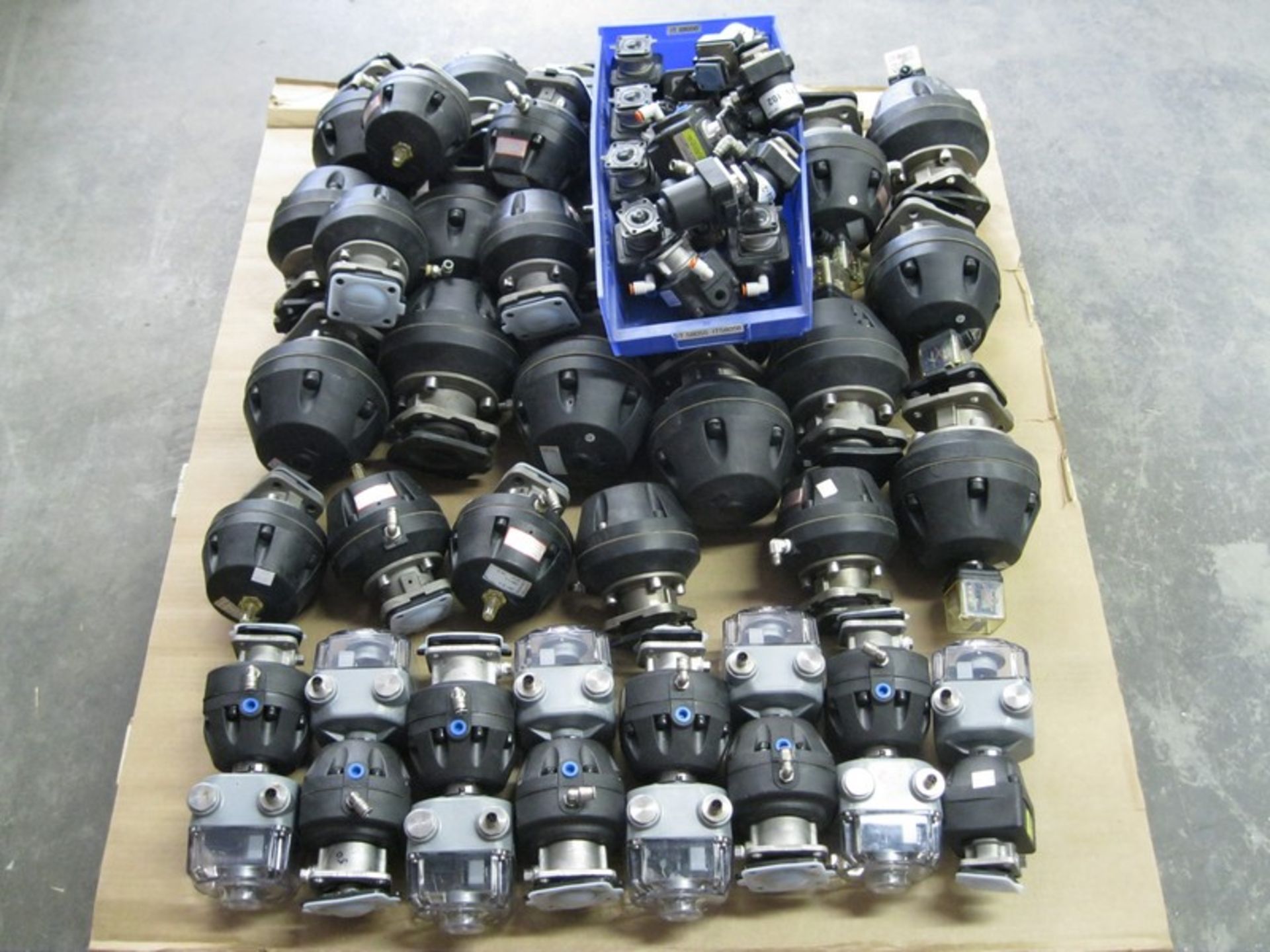 Pallet of ITT & Gemu Diaphragm Valve Actuators - No Valves NOTE: Packing and Palletizing Can Be