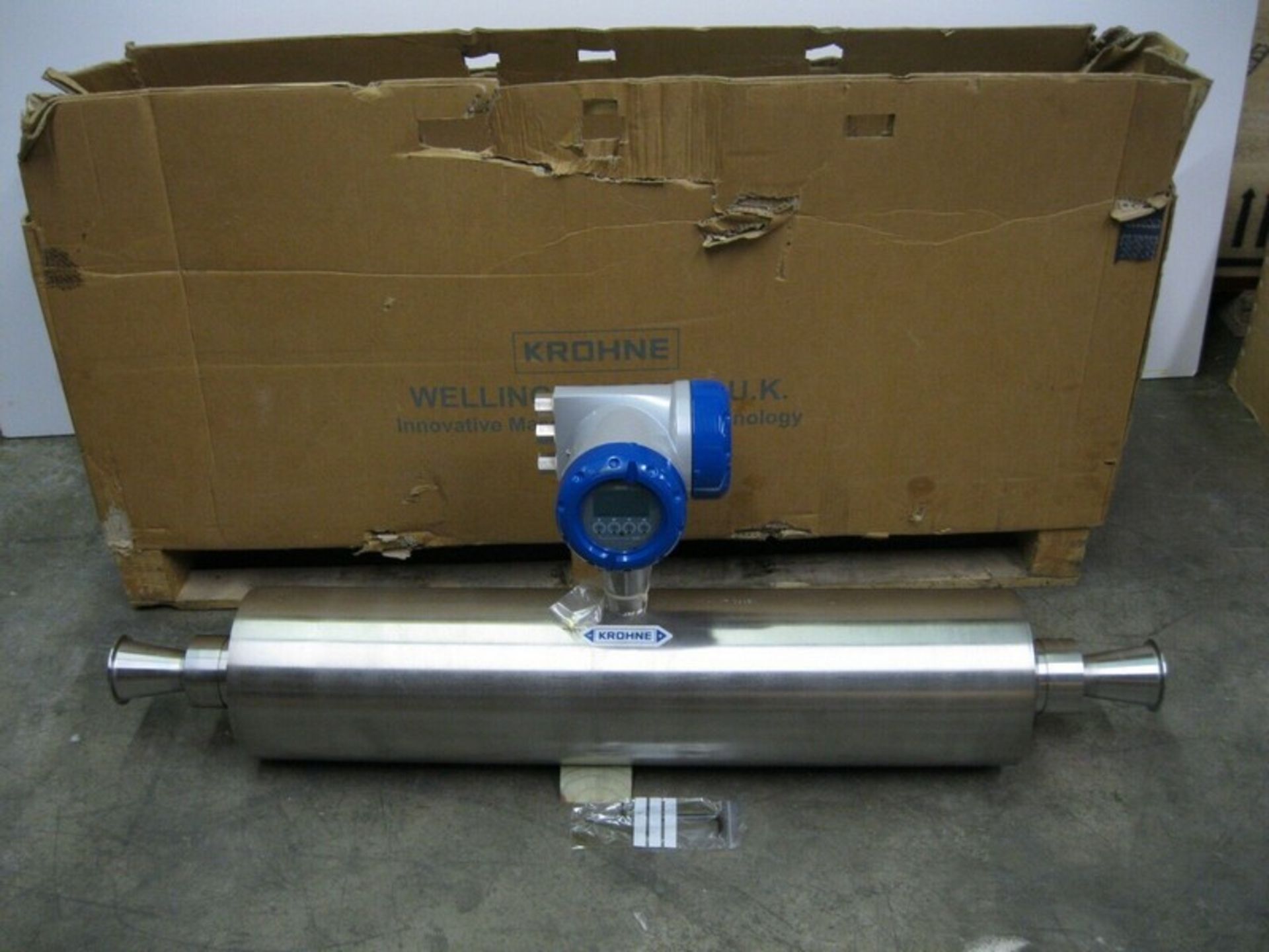 3" Krohne Optimass 7400C S50 Sanitary Modbus Flowmeter NEW Z55 (2976) (NOTE: Packing and