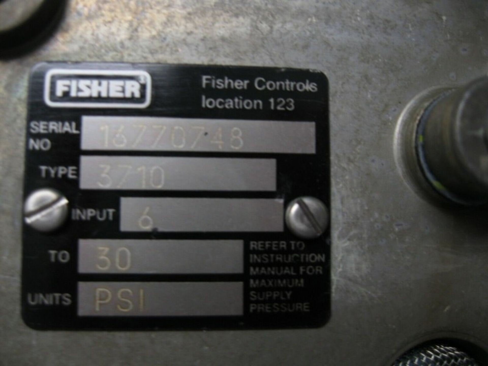 Lot (3) Fisher Controls Type 3710 Pneumatic Valve Positioner NEW (NOTE: Packing and Palletizing - Image 6 of 7