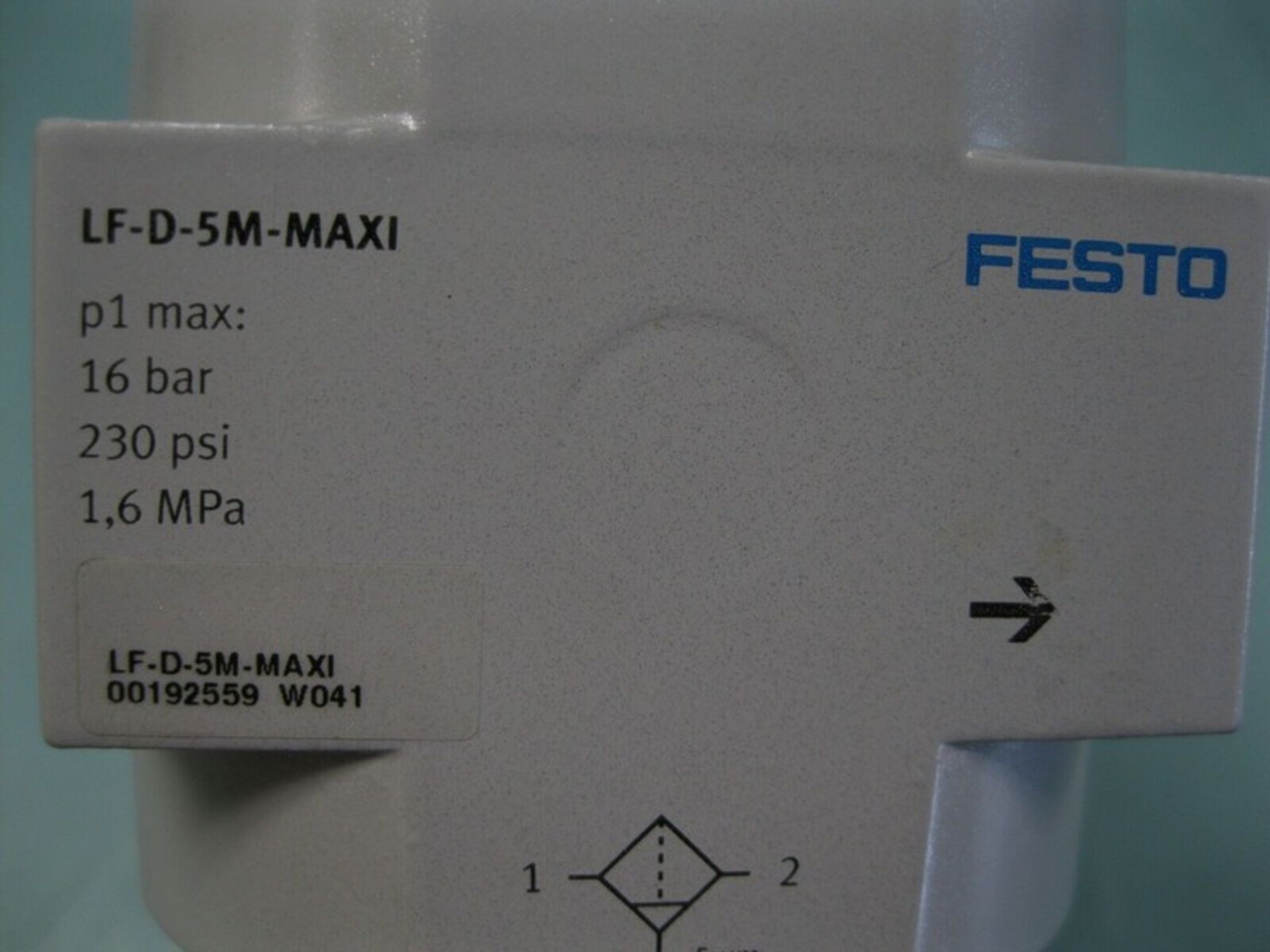 Lot (3) Festo LF-D-5M-MAXI Filter NEW (NOTE: Packing and Palletizing Can Be Provided By Seller - Image 3 of 4