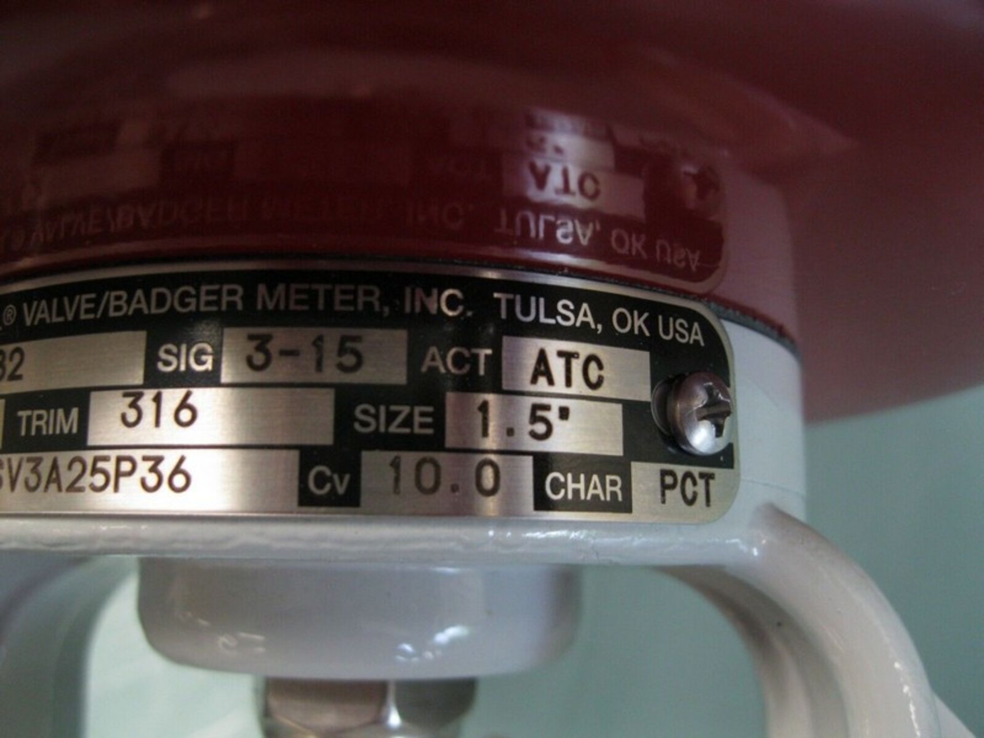 1-1/2" NPT Badger Meter 9000 Series SS Control Valve NEW - Image 4 of 5