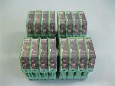 Lot (16) Phoenix Contact PSI-MOS-DNET CAN/FO 850/BM Converter 24V (NOTE: Packing and Palletizing