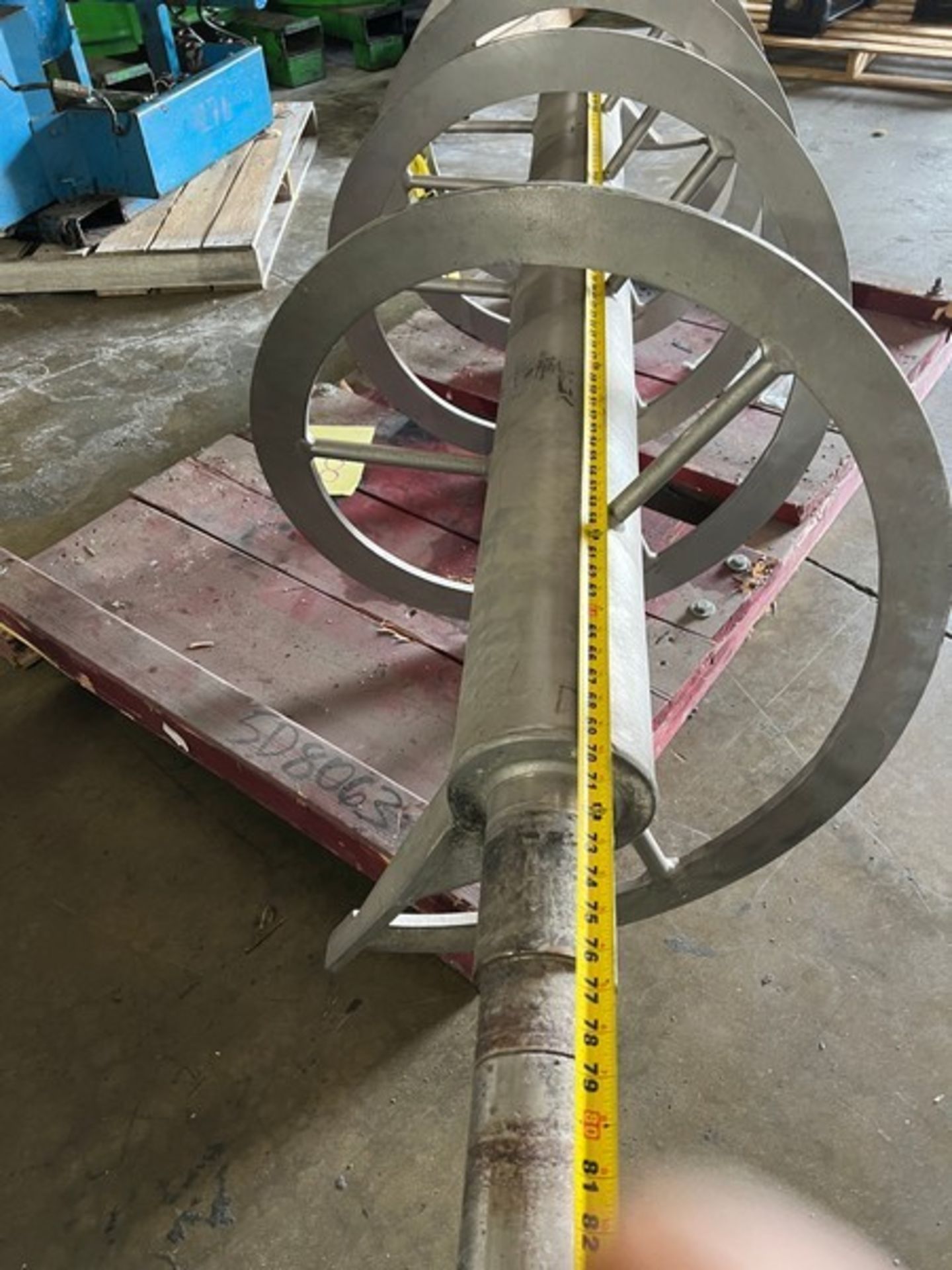 Stainless Steel Blender Ribbon (LOCATED IN IOWA, Free RIGGING INCLUDED WITH SALE PRICE) --Loading - Image 3 of 6