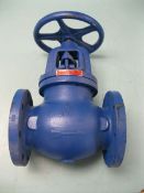 4" 125# Newman Hattersley T731 Flanged IBBM Globe Valve NEW (NOTE: Packing and Palletizing Can Be