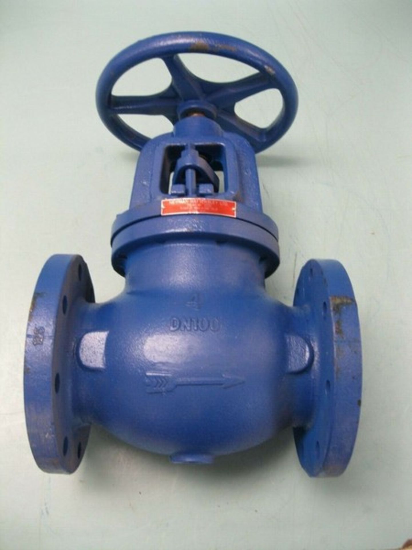4" 125# Newman Hattersley T731 Flanged IBBM Globe Valve NEW (NOTE: Packing and Palletizing Can Be