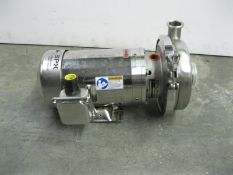 2" x 1-1/2" Waukesha Cherry-Burrell SPX 2065LV Centrifugal Pump NEW (Handling Fee $50) (Located
