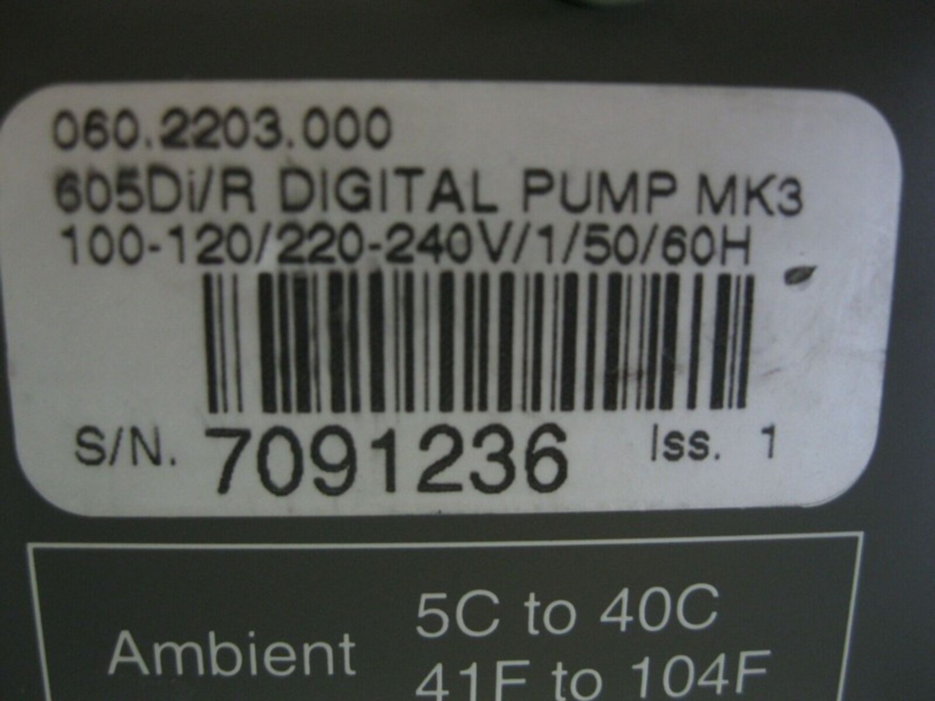 Watson Marlow 605Di/R Peristaltic Pump AS IS (NOTE: Packing and Palletizing Can Be Provided By - Image 6 of 6