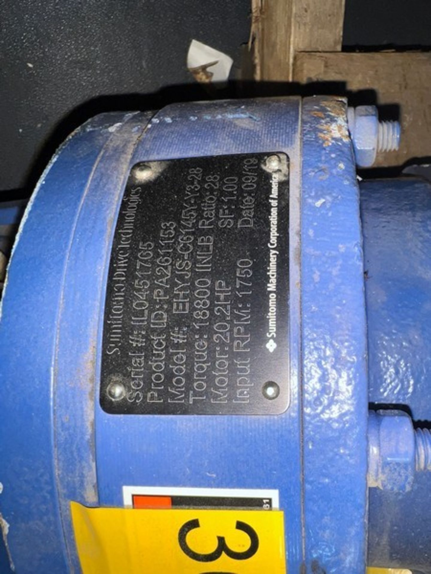 Sumitomo Gear Reducer (2019) (RIGGING INCLUDED WITH SALE PRICE) --Loading Fee $45.00***EUSA*** - Image 7 of 10