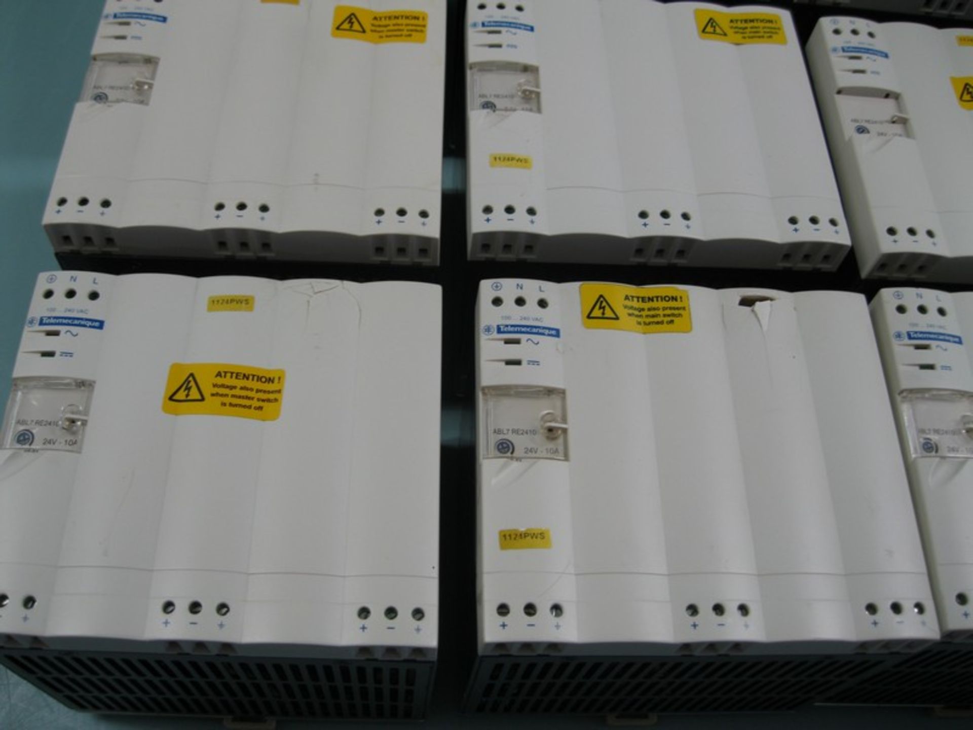 Lot (9) Telemecanique ABL7 RE2410 Power Supply Module AS IS (NOTE: Packing and Palletizing Can Be - Image 5 of 6