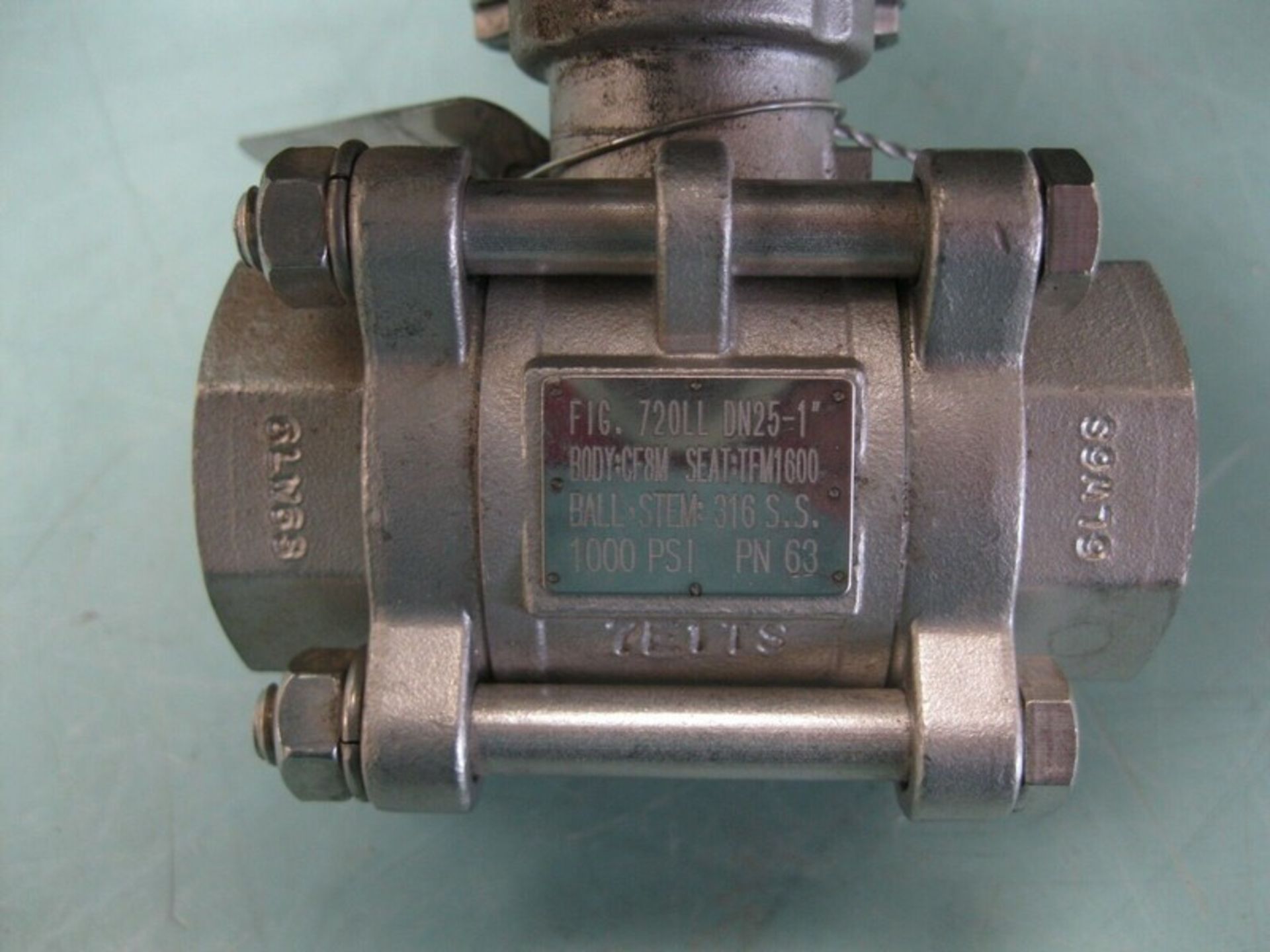 1" NPT Bonomi SS Ball Valve Valbia DA 52 Actuator (NOTE: Packing and Palletizing Can Be Provided By - Image 2 of 4