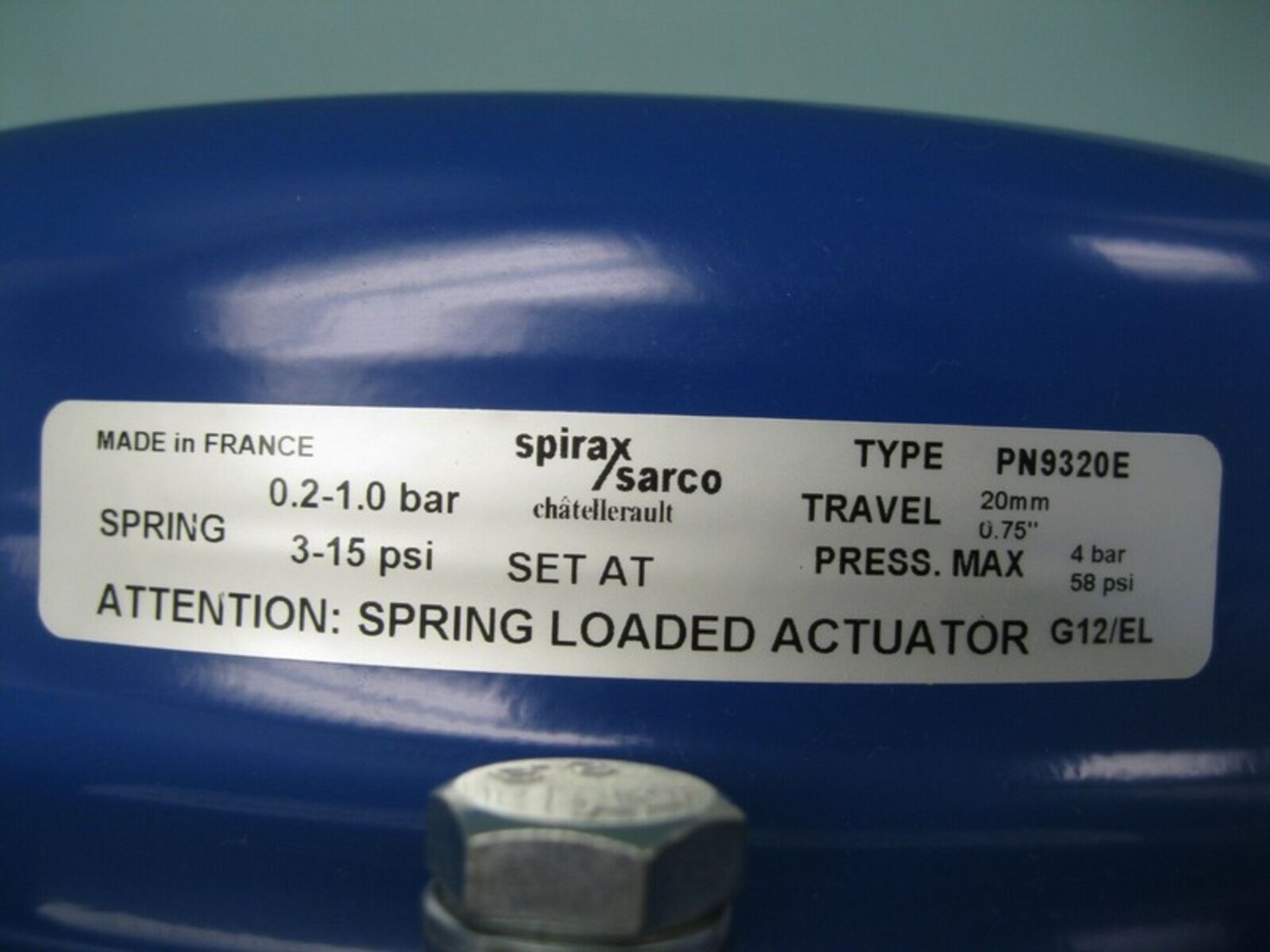 1" 300# Spirax Sarco KEA43 Spira-Trol WCB Control Valve PN9320E (NOTE: Packing and Palletizing Can - Image 3 of 5