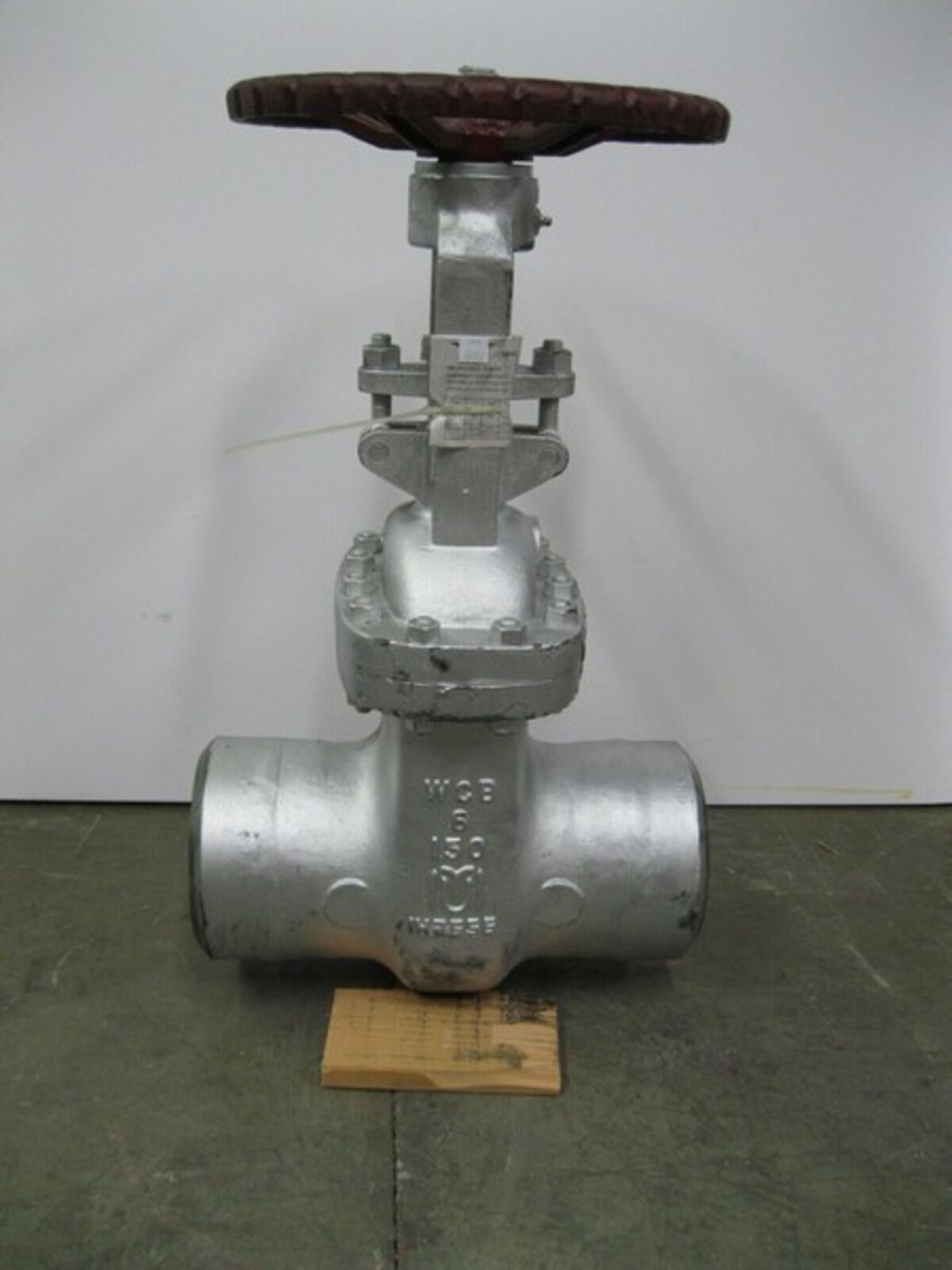 Lot (2) 6" 150# Milwaukee Milvaco Butt Weld WCB 1552CB2 Gate Valve NEW (NOTE: Packing and