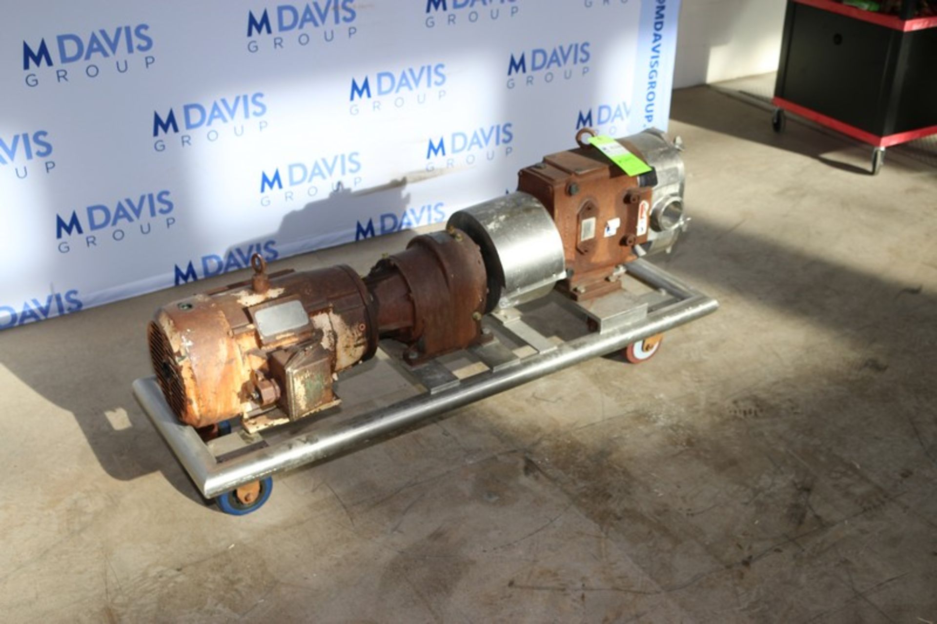 WCB 10 hp Positive Displacement Pump, M/N 130, S/N 425850 06, with Aprox. 2-3/4" Clamp Type Inlet/ - Image 2 of 8