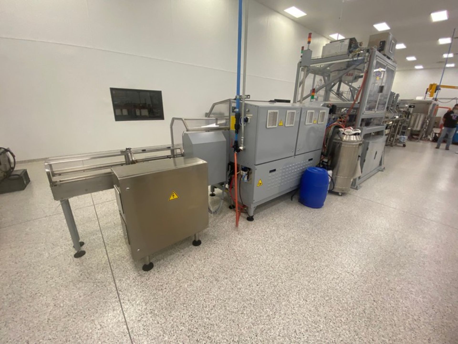 LOW HOURS: 2015 COMPLETE COSMETIC WET WHIP PRODUCTION LINE, INCLUDES (1) 2015 TEKNOWEB CONVERTING MA - Image 63 of 65