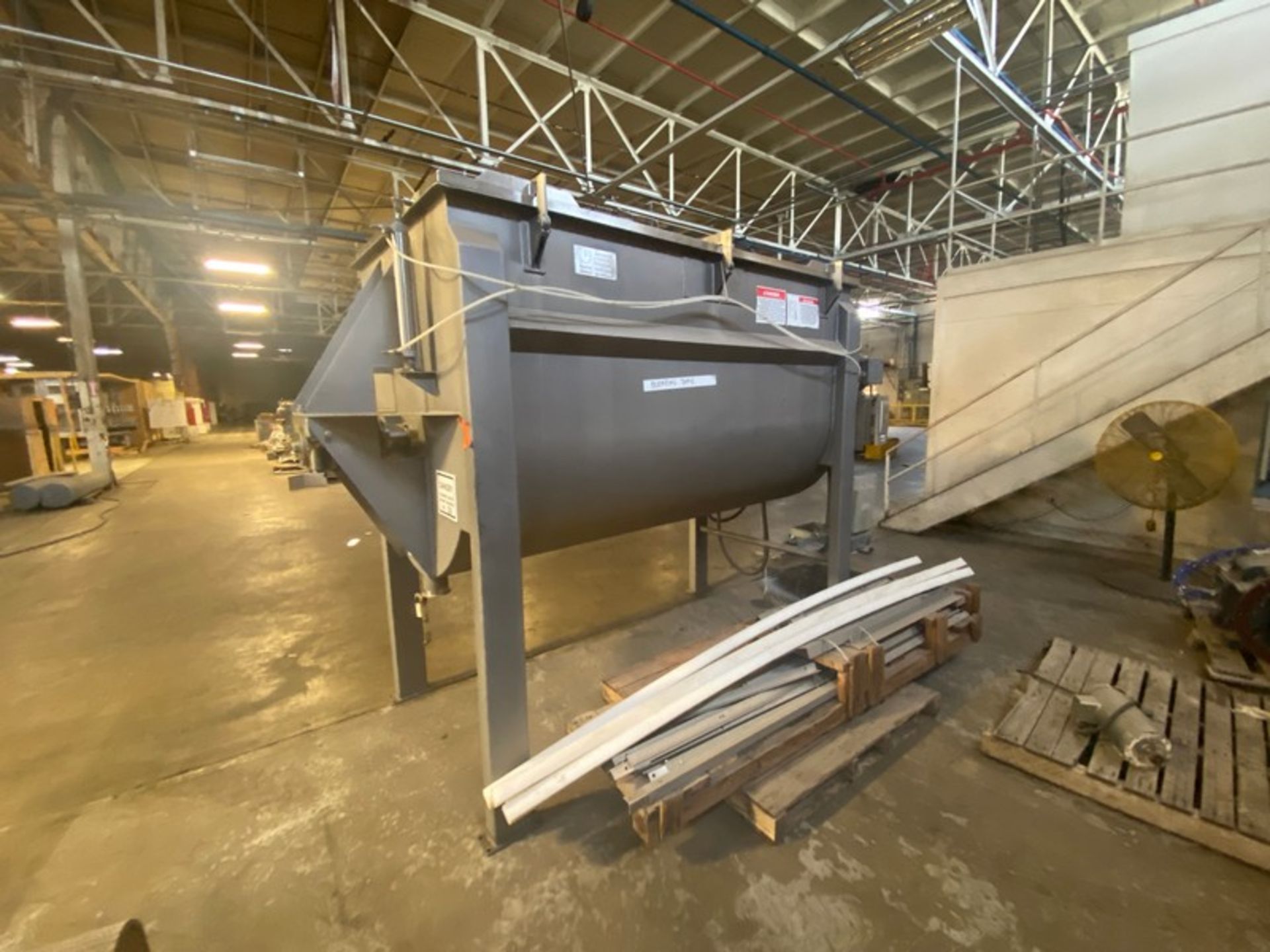 2009 American Process Systems S/S Ribbon Blender, M/N U100 6629, S/N 6629, Equip. Type: DPB-100, - Image 5 of 19